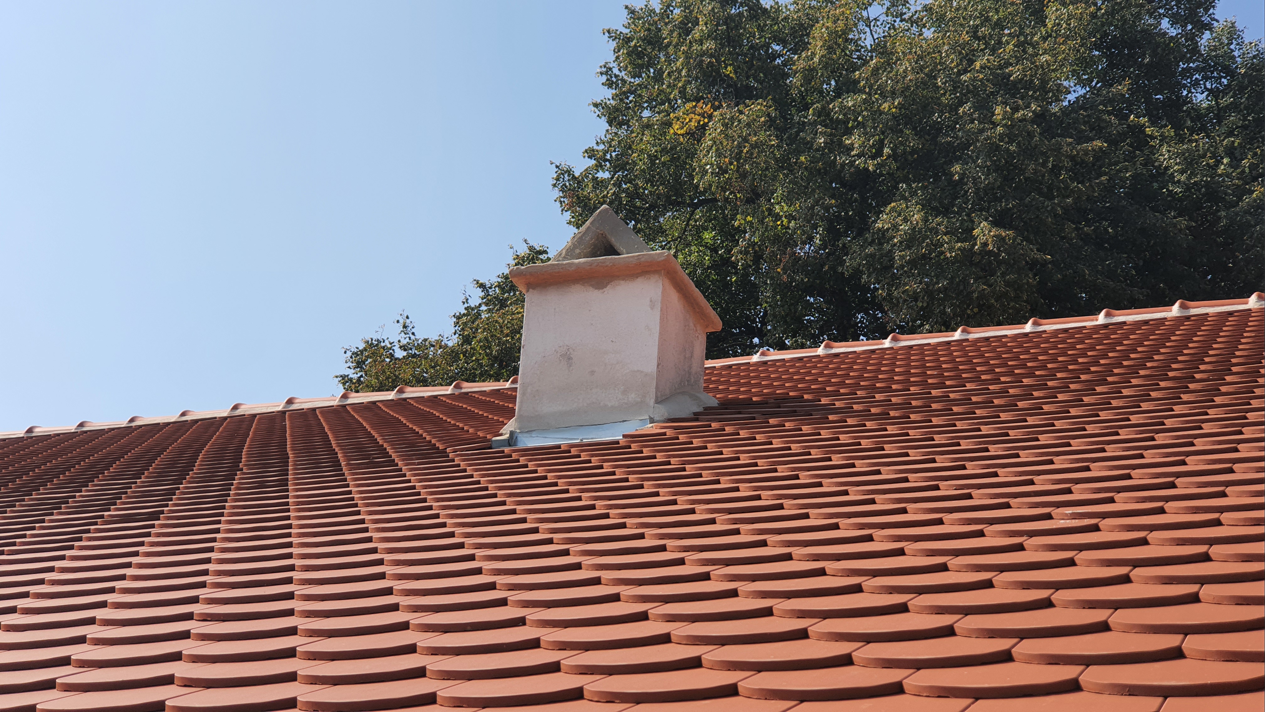 Detail střešní krytiny