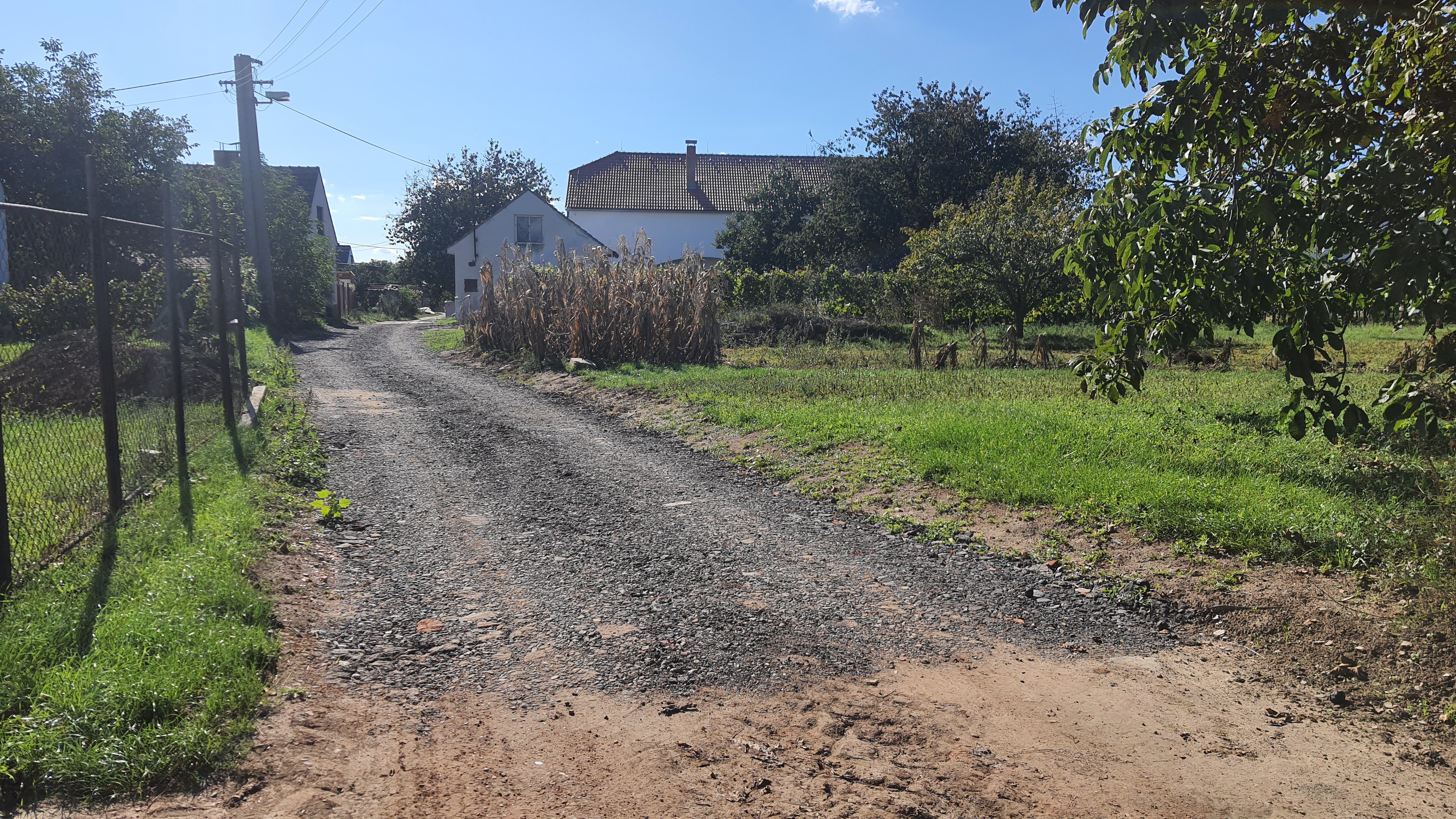 Provizorní zpevnění asfaltovým recyklátem