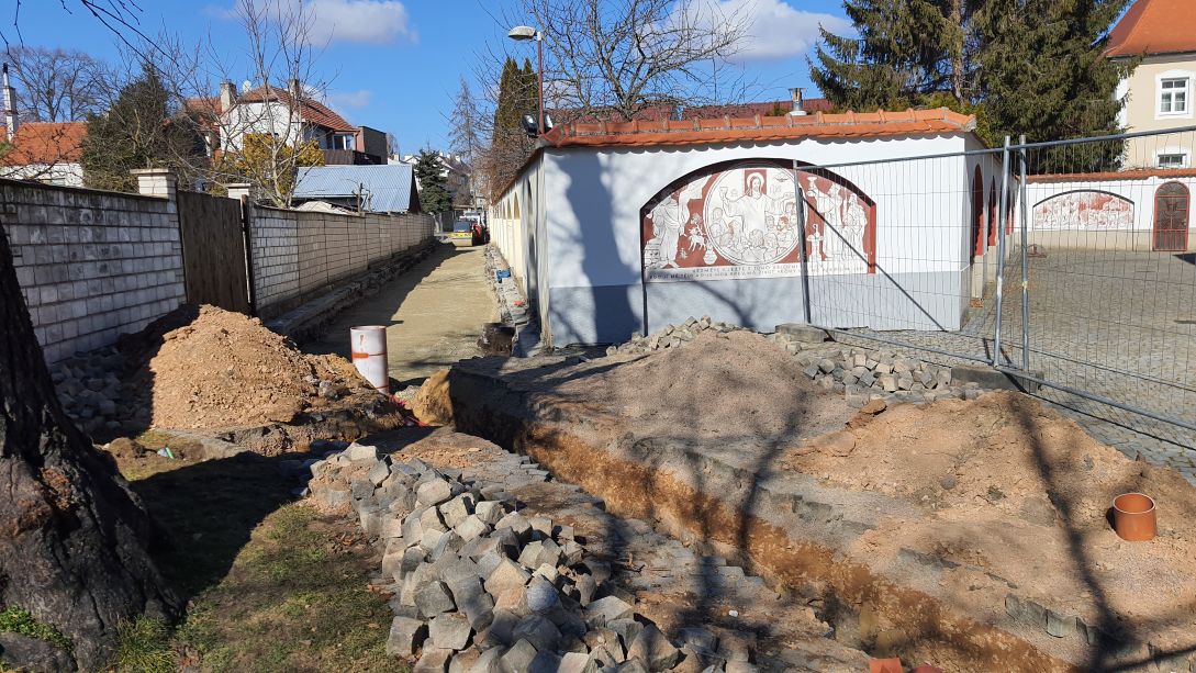 Realizace dešťové kanalizace